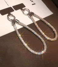 Load image into Gallery viewer, Ladies Rhinestone Bling Smartphone Lanyard